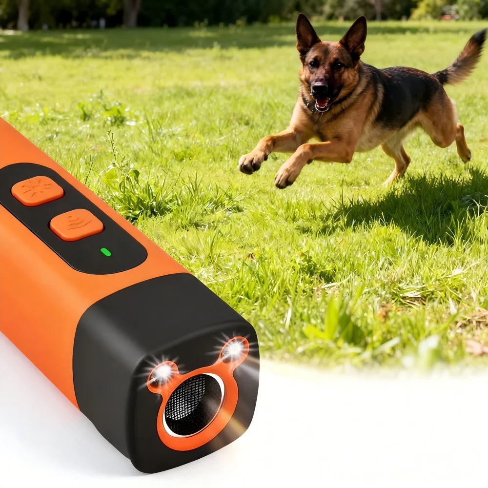 Pet Training Control Device Rechargeable Ultrasonic Dog Barking Deterrent Trainer to Stop Barking